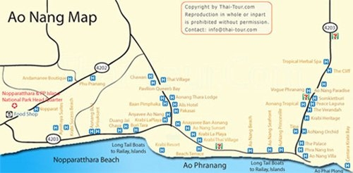 Aonang Map